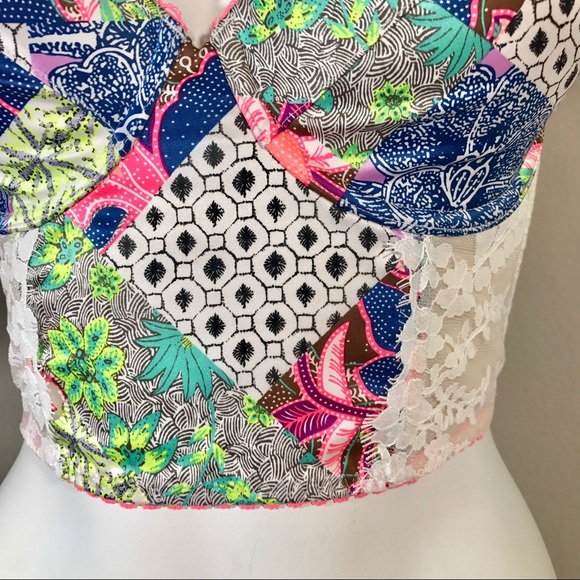 Bali Patchwork Victoria's Secret 32DD Bra lined - Picture 5 of 8